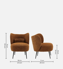 Brown Collin Accent Chair - All India Decor