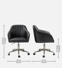 Black Colm Task Chair - All India Decor
