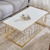 Marble Top Coffee Table - All India Decor