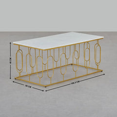 Marble Top Coffee Table - All India Decor