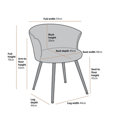 Orange Marwood Accent Chair - All India Decor