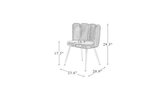 Grey Marsillio Accent Chair - All India Decor