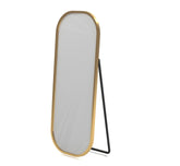 Capsule Metal Floor Mirror (Glam Gold) - All India Decor