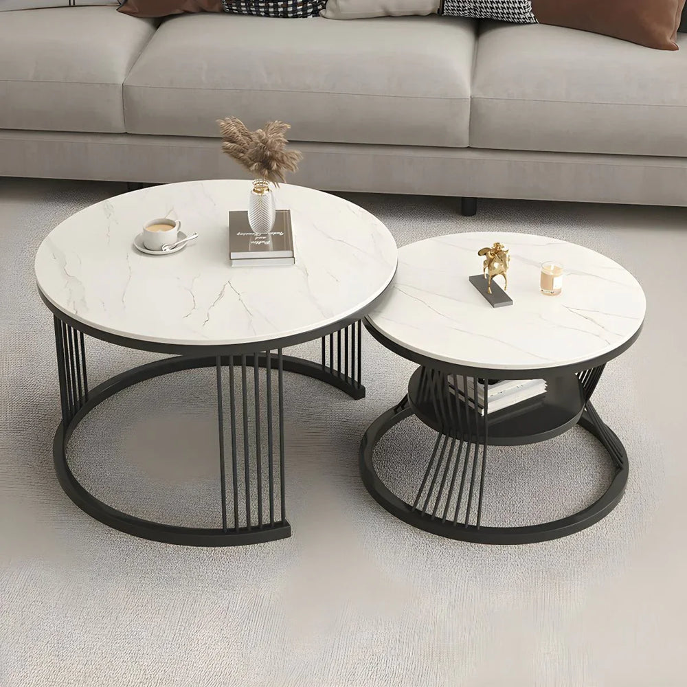 Pandora Nesting Coffee Table Black 2.0 - All India Decor