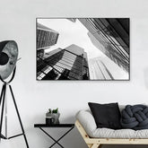 Skyscrapers Panoramic View Framed Wall Art - All India Decor