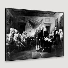 John Trumbull Freedom Declaration Framed Wall Art - All India Decor