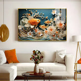 Artistic Fish Acrylic Wall Paintings & Arts - All India Decor