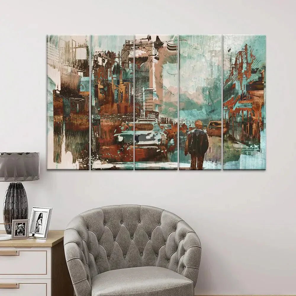 Imaginative World Split Wall Art Set of 5 - All India Decor