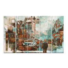 Imaginative World Split Wall Art Set of 5 - All India Decor