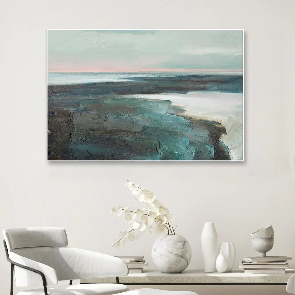 Serene Contemporary Wall Art Framed Wall Art - All India Decor