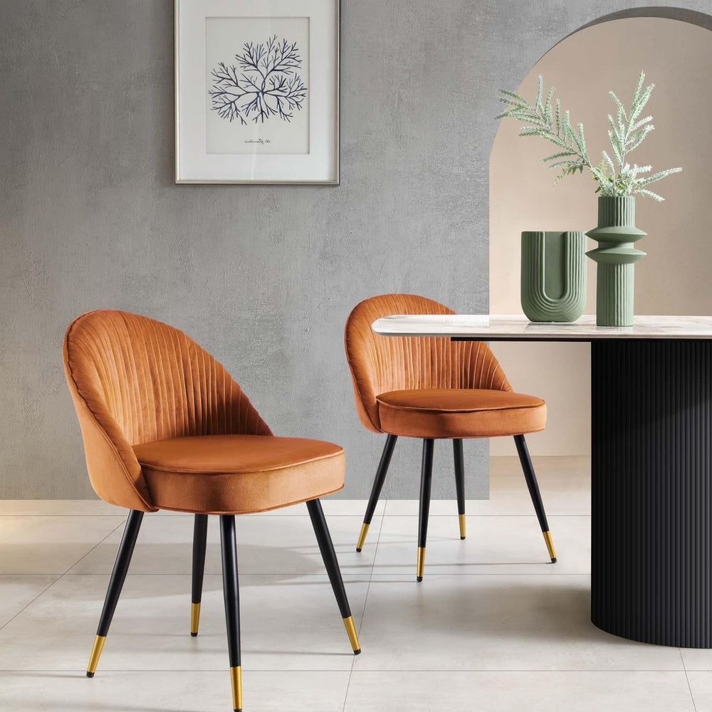 Orange Momence Accent Chair - All India Decor