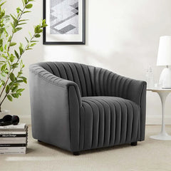 Grey Latonia Accent Chair - All India Decor