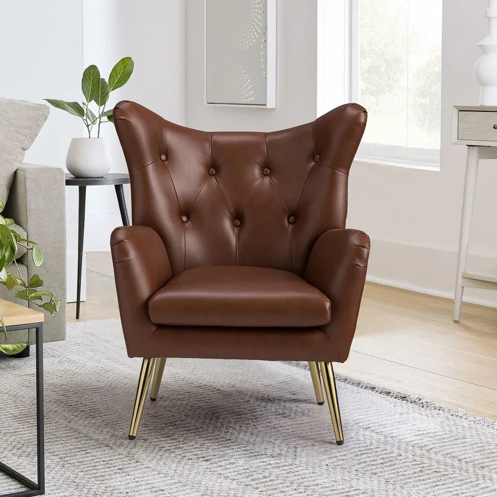 Brown Hedley Accent Chair - All India Decor