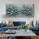Abstract Forest Landscape Painting on Canvas, Large Wall Art Original Colorful Flower Art Custom Painting Trendy Living Room Home Decor Online - All India Decor