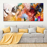 Colorful Flowers Abstract Art Wall Painting - All India Decor