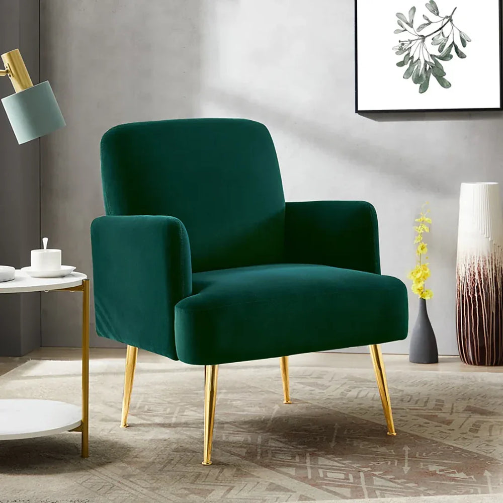 Green Esme Accent Chair - All India Decor