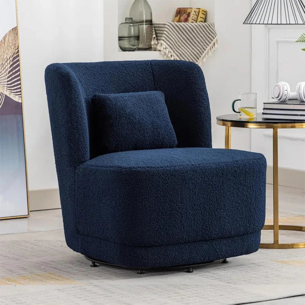 Blue Deeda Barrel Chair - All India Decor
