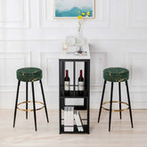 Green Color Nahman Bar Stool - All India Decor