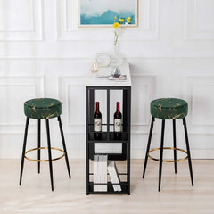 Green Color Nahman Bar Stool - All India Decor