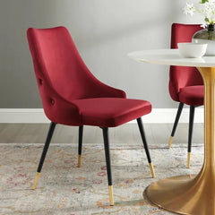 Burgundy Sumra Accent Chair - All India Decor