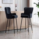 Black Color Nolen Bar Stool - All India Decor