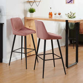 Pink Color Daulton Counter Stool - All India Decor