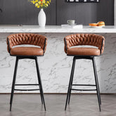 Whisky Brown Presley Bar Stool - All India Decor