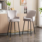 Grey Color Nolen Bar Stool - All India Decor