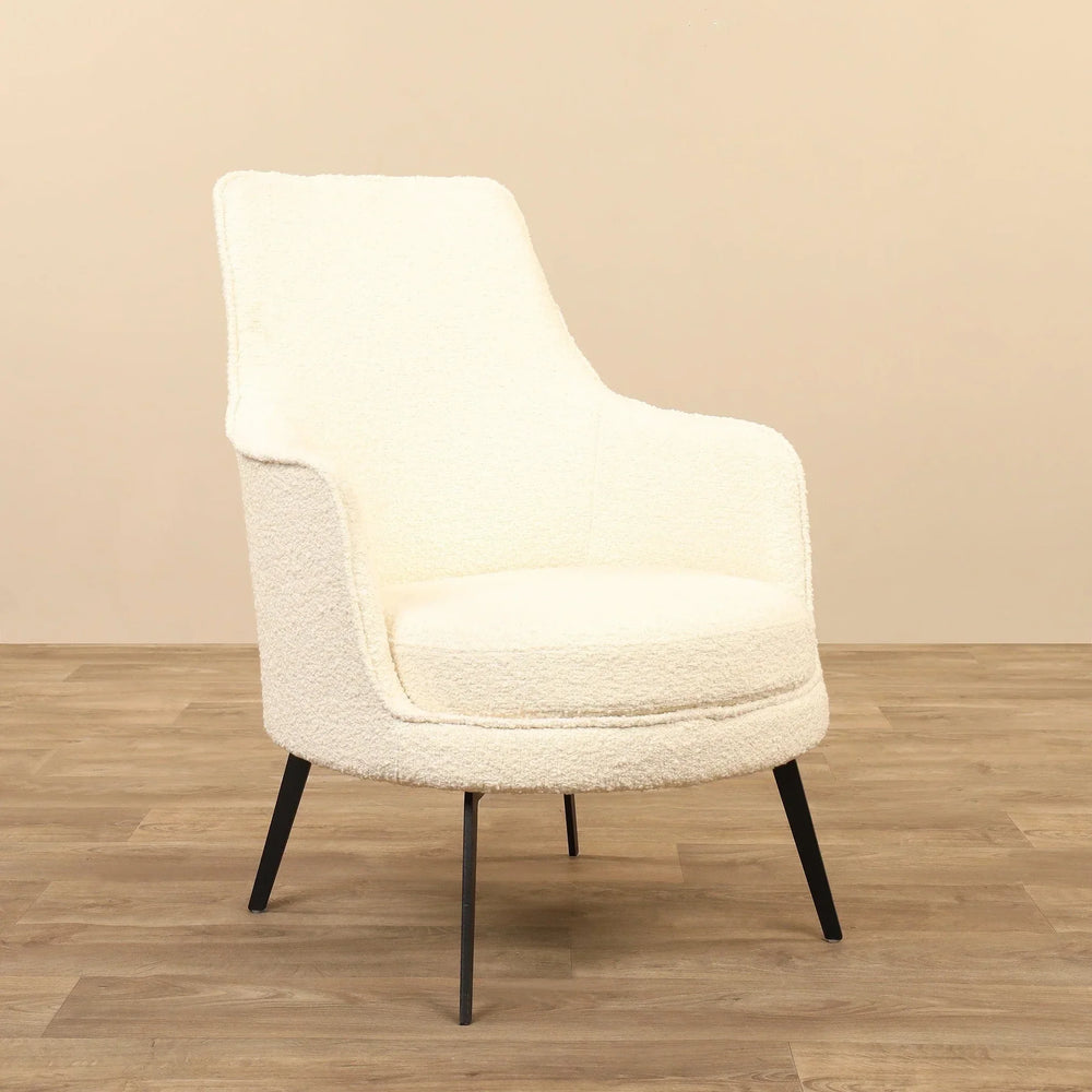 White Bertita Accnet Chair - All India Decor