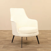 White Bertita Accnet Chair - All India Decor