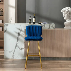 Blue Color Rafael Bar Stool - All India Decor