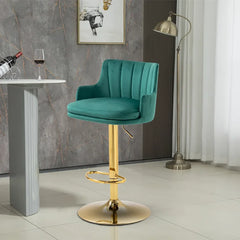Green Color Oliver Bar Stool - All India Decor