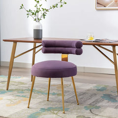 Purple Swizzy Aceent Chair - All India Decor