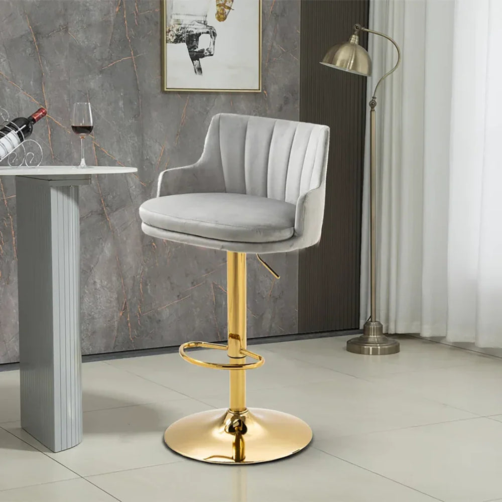 Grey Color Oliver Bar Stool - All India Decor