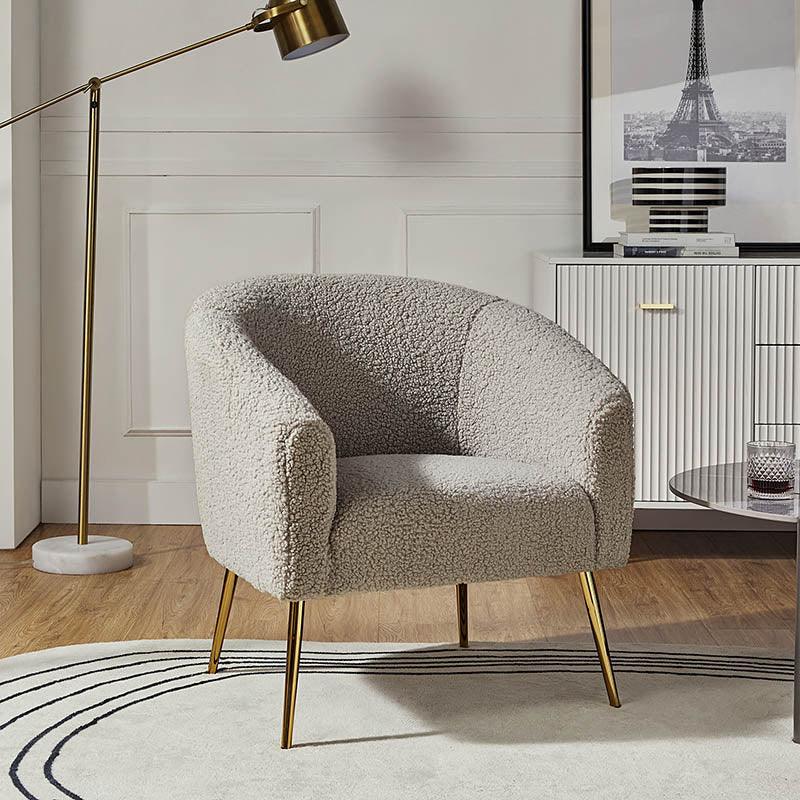 Beige Herrin Accent Chair - All India Decor