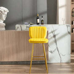 Yellow Color Rafael Bar Stool - All India Decor