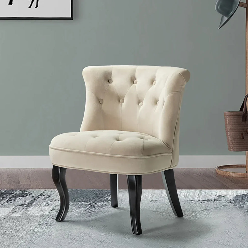 Beige Donata Accent Chair - All India Decor