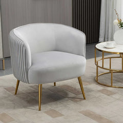 Grey Leiser Accent Chair - All India Decor