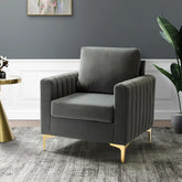 Grey Rafeal Lounge Chair - All India Decor