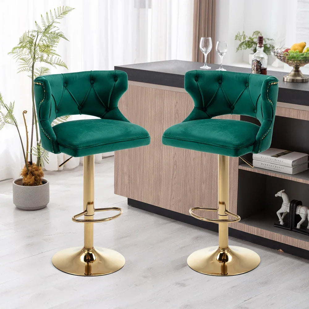 Green Verona Bar Stool - All India Decor