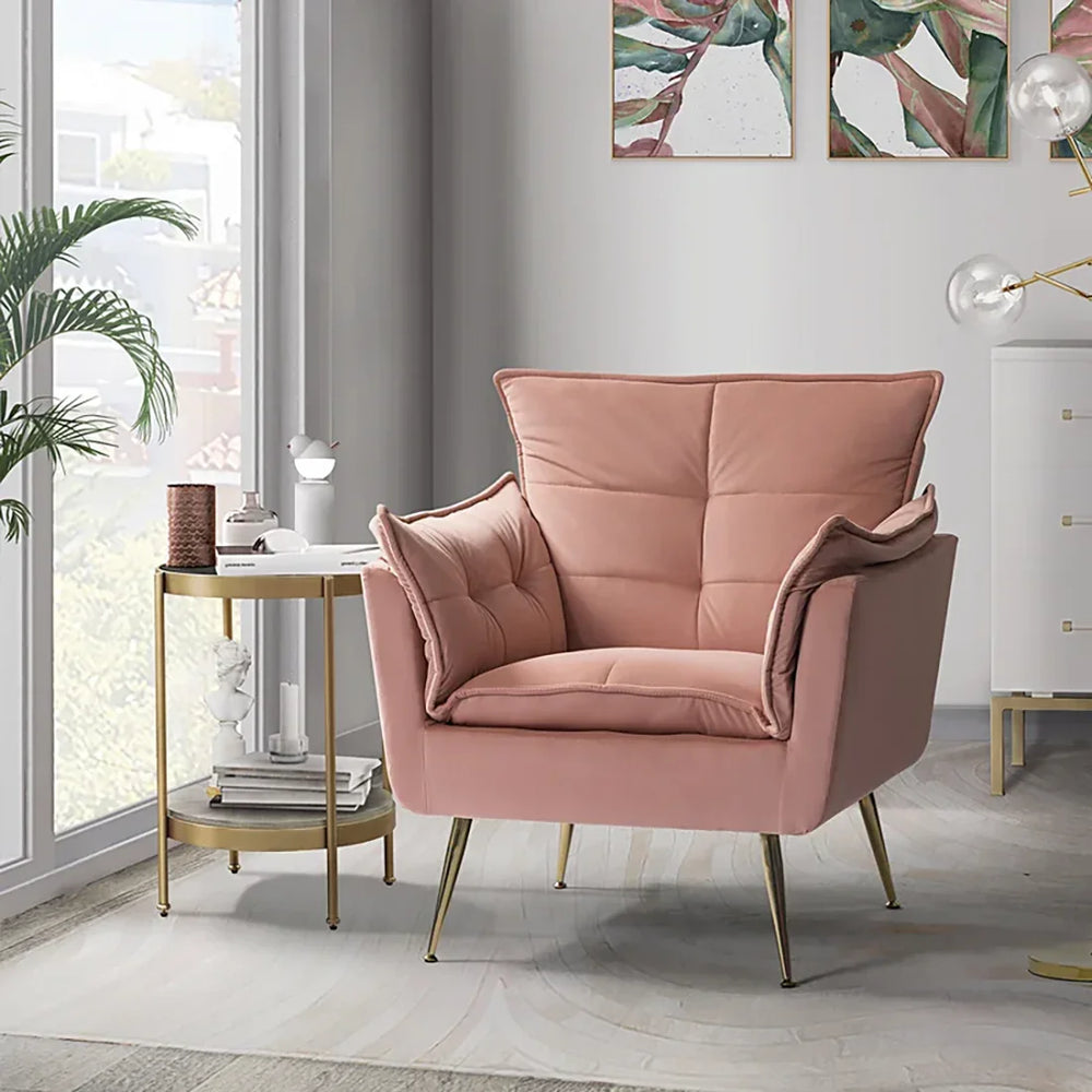 Pink Fyn Accent Chair - All India Decor