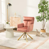 Pink Gerlec Swivel Chair - All India Decor