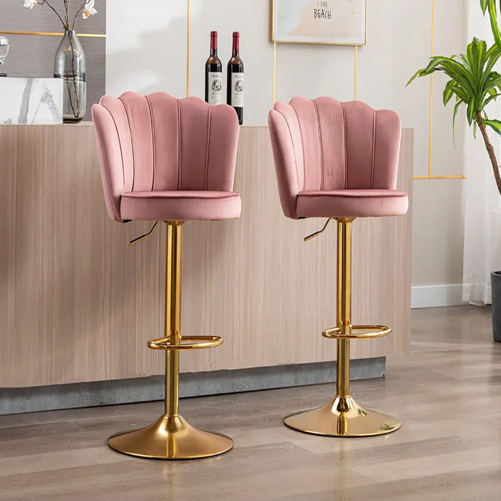 Pink Color Avidan Bar Stool - All India Decor