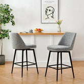 Grey Color Mccain Bar Stool - All India Decor