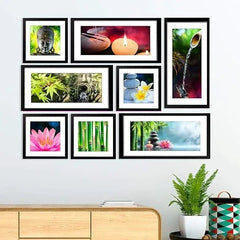 Nature Wall Hanging Collage Photo Frame Set of 8 - All India Decor