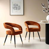 Orange Bentlee Accent Chair - All India Decor