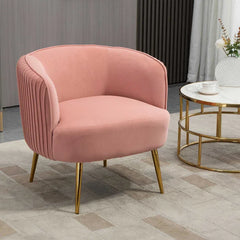 Pink Leiser Accent Chair - All India Decor