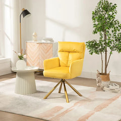 Yellow Gerlec Swivel Chair - All India Decor