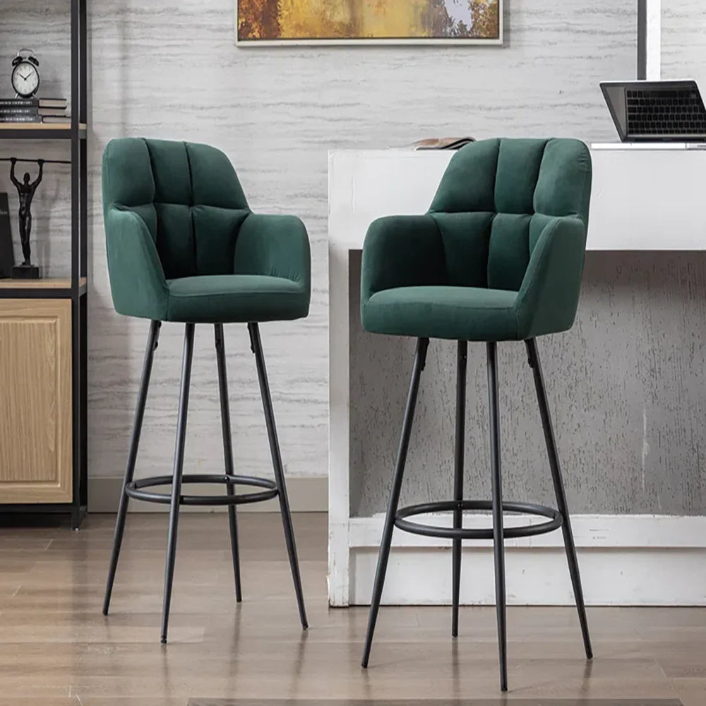 Green Color Cayden Bar Stool - All India Decor