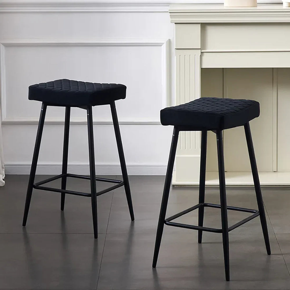 Black Color Gemm Bar Stool - All India Decor
